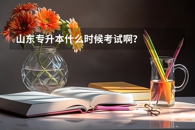 山东专升本什么时候考试啊？
