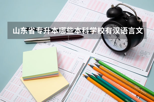 山东省专升本哪些本科学校有汉语言文学专业？